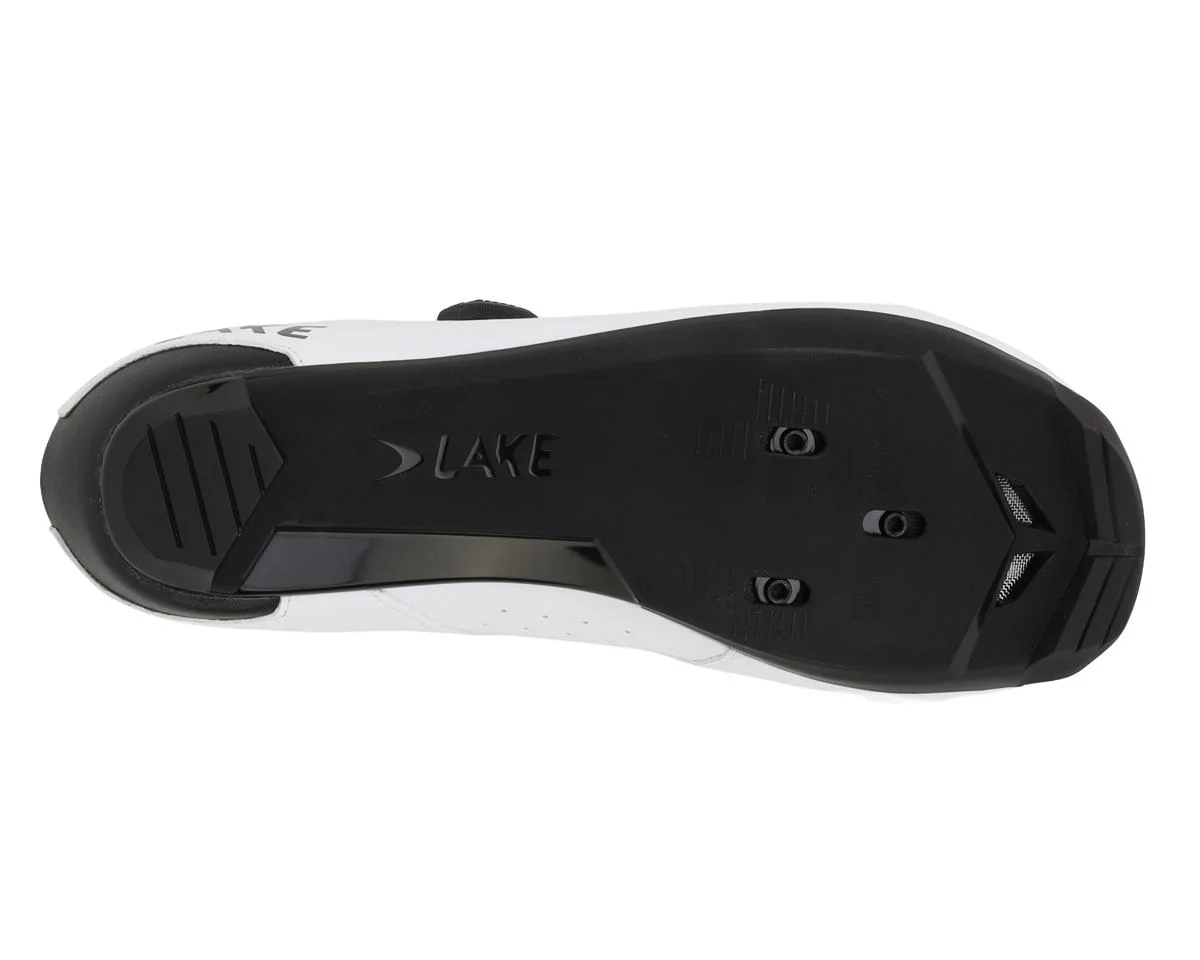 Lake Cycling CX178 Road Shoes (White/Black) (42) - view 2